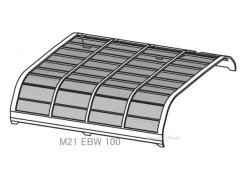 画像1: M21EBW100(1枚)｜清潔Ｖフィルター(純正・新品)｜ルームエアコン(霧ヶ峰),用｜三菱電機