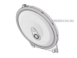 画像1: ARB90EK34LWU｜ふた加熱板(純正・新品)｜ジャー炊飯器,用｜パナソニック