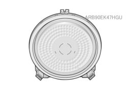 画像1: ARB90EK47HGU｜ふた加熱板(純正・新品)｜ジャー炊飯器,用｜パナソニック