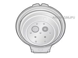 画像1: ARB96-G98JPU｜ふた加熱板(純正・新品)｜ジャー炊飯器,用｜パナソニック