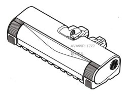 画像1: MC-SR610K-W, MC-SR620K-W,用｜親ノズル(純正・新品)｜電気掃除機(サイクロン式),用｜パナソニック｜AVA99R-1Z27