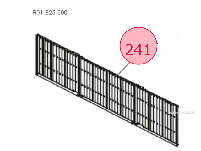 画像1: R01E25500｜エアフィルター(L)｜業務用エアコン用｜三菱電機