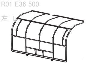 画像1: R01E36500｜エアフィルター(L) ｜業務用エアコン用｜三菱電機