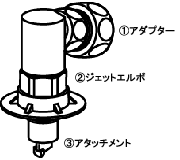 画像1: CB-J6｜給水栓ジョイント｜全自動洗濯機用｜パナソニック